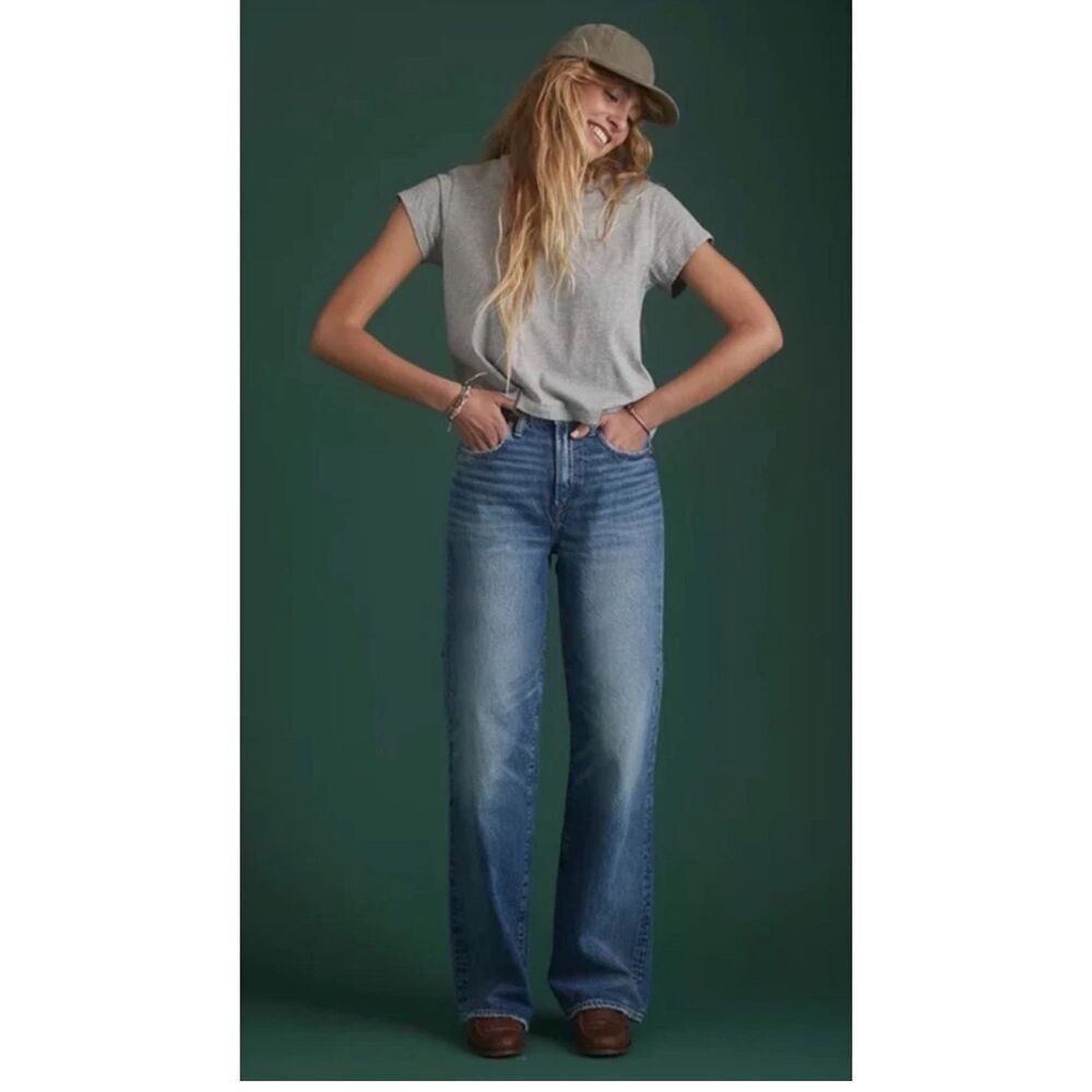 AMERICAN EAGLE AE 77 Premium Stovepipe Jeans Retail $145.00 Size 12 *NEW*